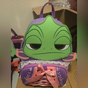 Disney Green and Purple Character Kids Bag